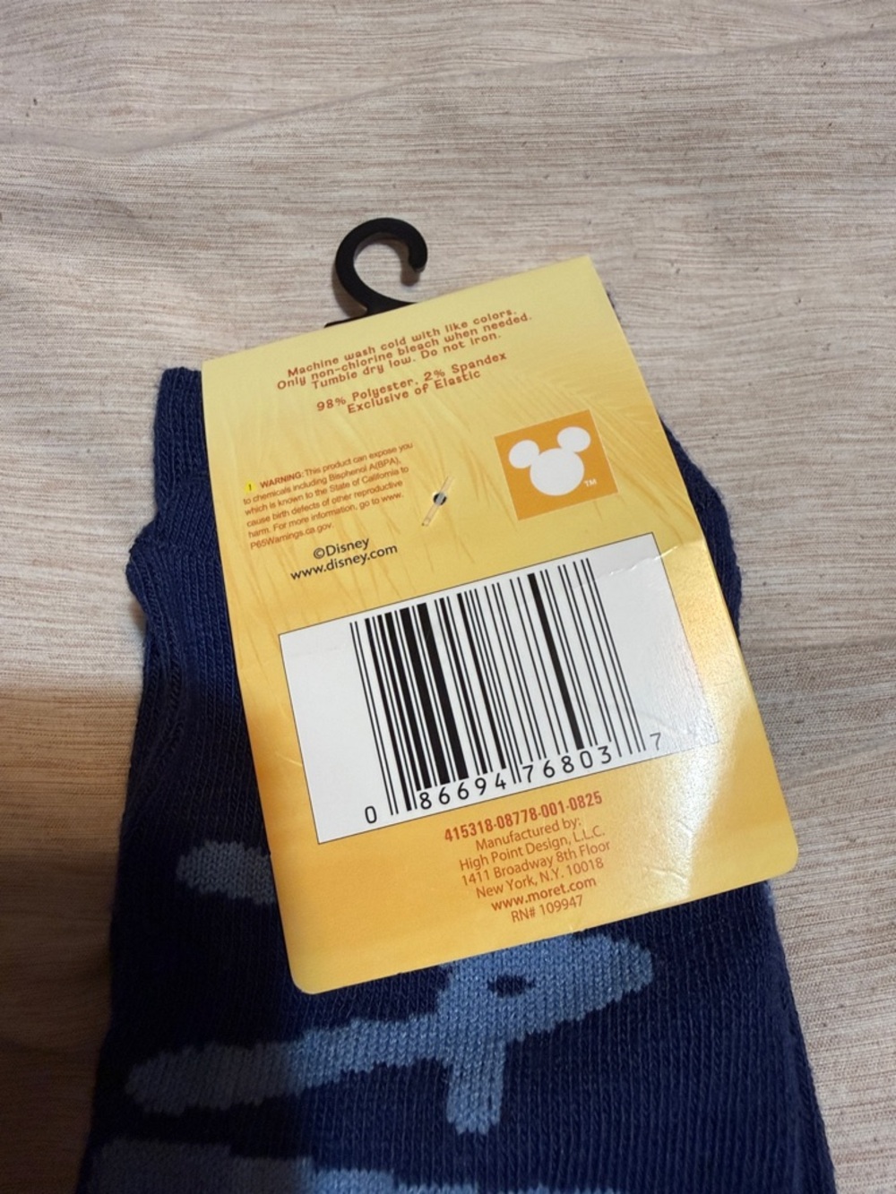 Disney Stitch Aloha Crew Socks - Picture 4 of 4